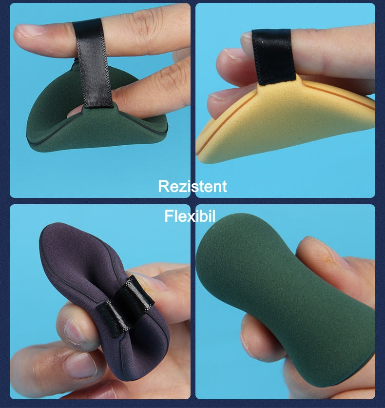 Set 3 Burete de Machiaj Triunghi Reutilizabili Utilizare Umeda sau Uscata Powder Puff