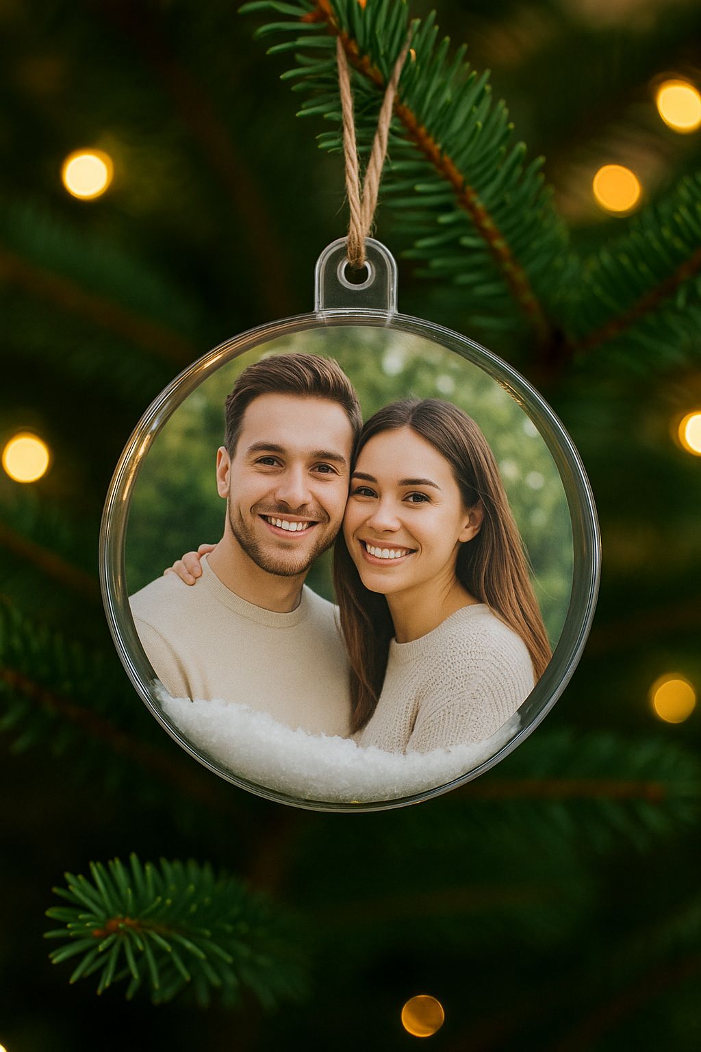 Glob Personalizat cu Poza - Amintire de Craciun 12CM