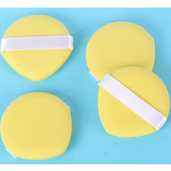 Set 3 Burete de Machiaj Triunghi Reutilizabili Utilizare Umeda sau Uscata Powder Puff