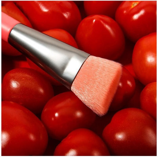 Mini Set Portabil 8 Pensule pentru Machiaj Super Soft Makeup Profesional/Incepatori Maner Ergonomic Gentuta Depozitare Inclusa