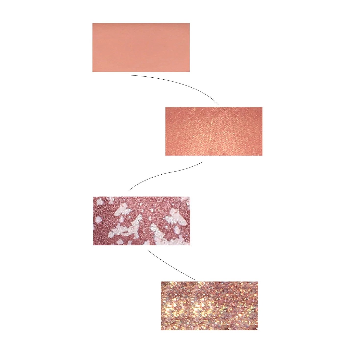 Paleta Farduri Flippy 9 Culori Farduri Mate si Sidefate Rezistenta la Apa Oglinda Multicolor