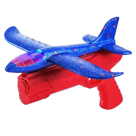Pistol cu Lansator de Avion din Polistiren+Plastic