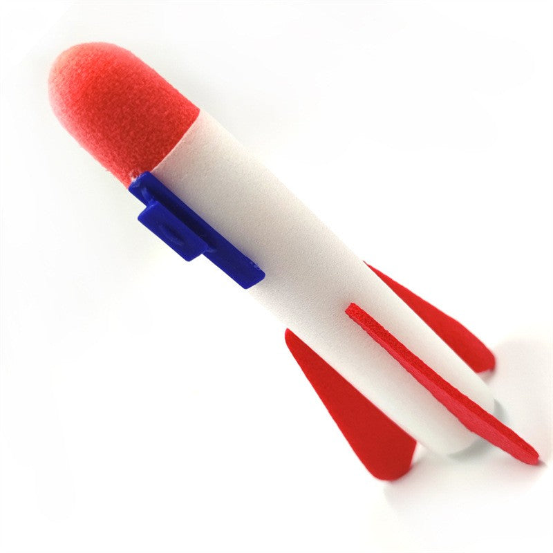 Pistol de Jucarie cu Lansator de Racheta, din Polistiren/Plastic, Lumina LED