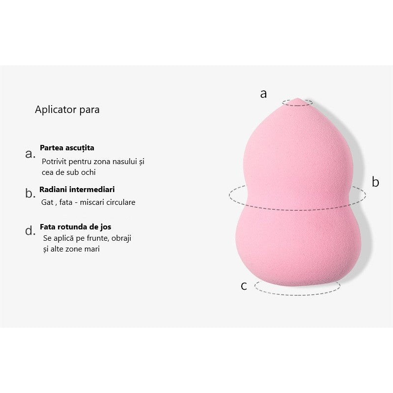 Set 6 Buretei Machiaj Premium nude